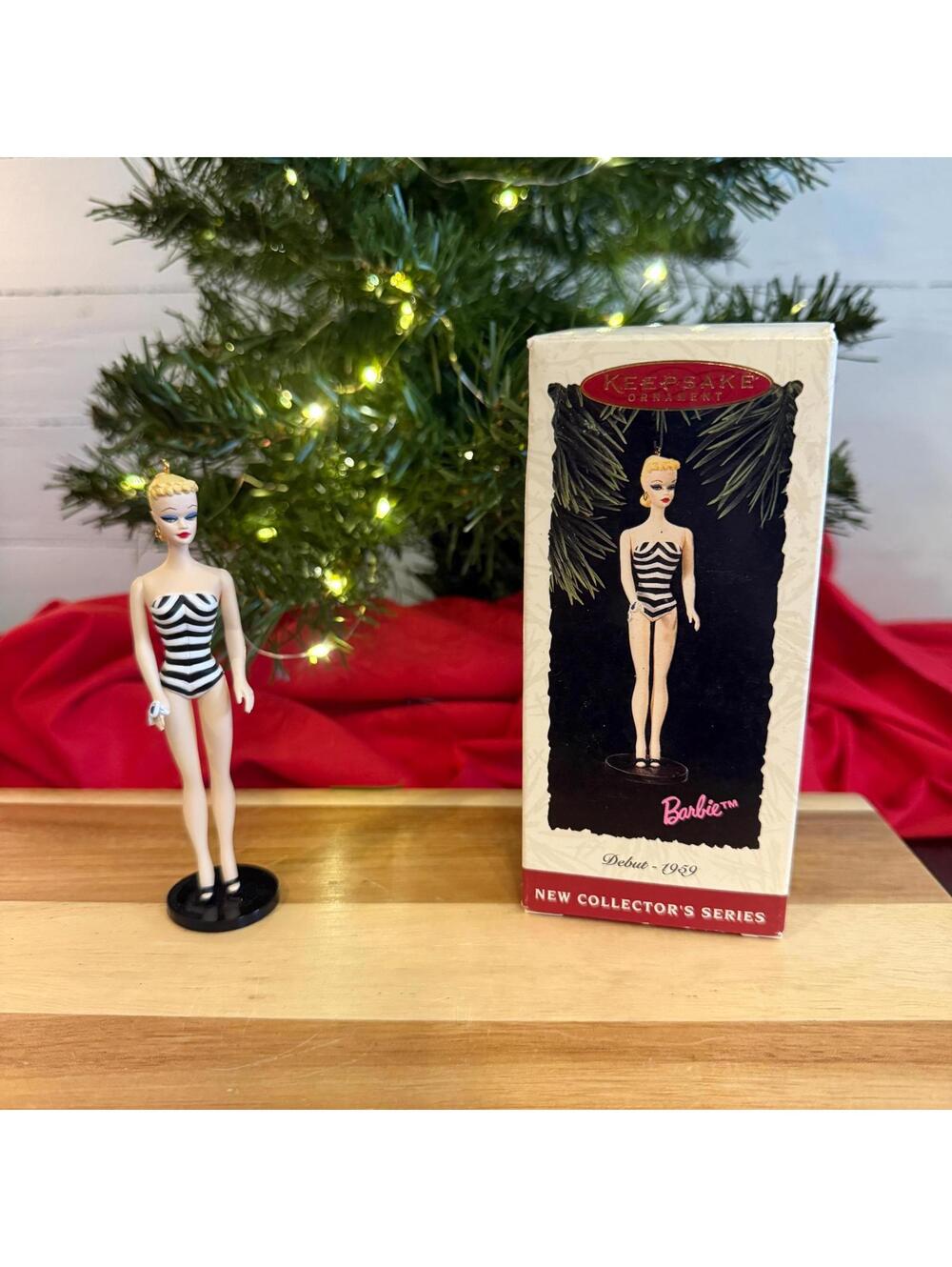 Hallmark Keepsake Blonde Debut Barbie Christmas Ornament - 1st in Series 1994
